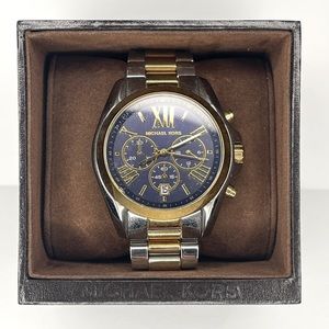 Two tone Michael kors watch